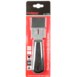 Razuitor universal KRONUS din otel, cu maner, lama 39 mm, lungime 165 mm