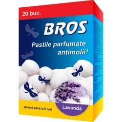 BROS - molii bile parfumate 20 buc floral - NOU!