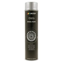 Vopsea spray pentru jenți MOTIP Car's, acrilică, argintiu, 600ml