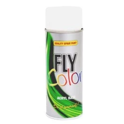 DUPLICOLOR Fly Color RAL 9010 alb lucios - 400ml