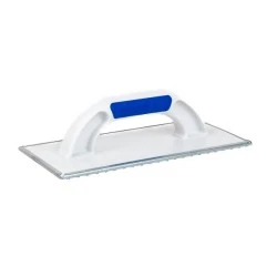 Drișcă Kubala cu talpă din oțel abrazivă pentru polistiren, cu mâner 2K, 160x380 mm