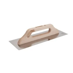 Gletiera inox Kubala cu mâner din lemn, 130x480 mm