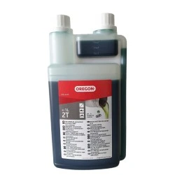 Ulei amestec pentru motoare în 2 timpi Oregon, cu dozator, verde1 L, O10 -6370