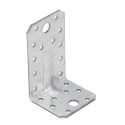 Coltar perforat ranforsat pentru lemn zincat 90x50x55x1,5 mm KPS3-40232 Domax