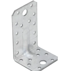 Coltar perforat ranforsat pentru lemn zincat 90x50x55x1,5 mm KPS3-40232 Domax