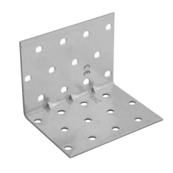 Coltar perforat ranforsat pentru lemn zincat 80x80x80x1,5 mm KMP9-4139 Domax