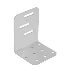 Coltar reglabil perforat pentru lemn zincat stanga 60x80x60x2,0 mm KMR1-4231 Domax