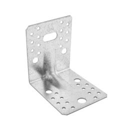 Coltar perforat ranforsat pentru lemn zincat 105x105x90x2,0 mm KPL2-4052 Domax