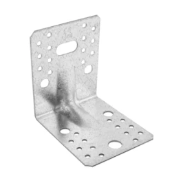 Coltar perforat ranforsat pentru lemn zincat 105x105x90x2,0 mm KPL2-4052 Domax