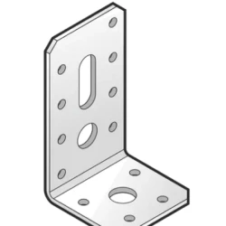 Coltar reglabil pentru lemn zincat 90x50x50x3,0 mm KR5-42110 Domax