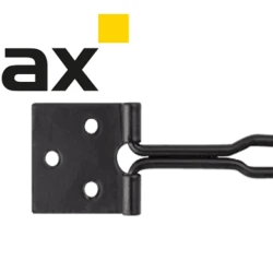 Zavor de siguranta cu carlig din sarma rulata negru 105x35x1,4 mm ZWD105C-87402 Domax