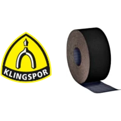 Rola abraziva pe suport de panza KL371X, granulatie G40, 10 mm x 50 m, Klingspor KL371G40