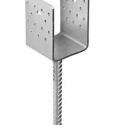Suport stalp tip U clasic zincat 101x125x100x4,0 mm PSS100-4811 Domax