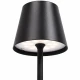 Veioza LED Erste Hold, reincarcabila USB-C, 5W, CCT, negru, IP20