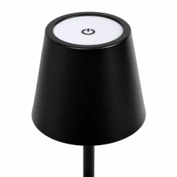 Veioza LED Erste Hold, reincarcabila USB-C, 5W, CCT, negru, IP20