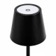 Veioza LED Erste Hold, reincarcabila USB-C, 5W, CCT, negru, IP20