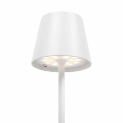 Veioza LED Erste Hold, reincarcabila USB-C, 5W, CCT, alb, IP20