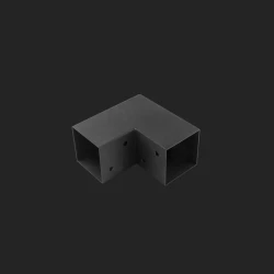 Conector pentru pergola negru 102x206x204x2,0 mm GPL100C-96075102 Domax