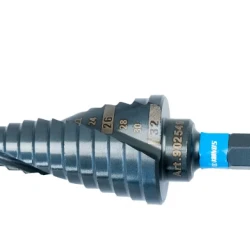 Burghiu in trepte cu 2 canale elicoidale Kronus 4-22 mm, lungime 53.5 mm, U902551