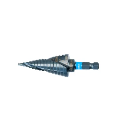 Burghiu in trepte cu 2 canale elicoidale Kronus 4-22 mm, lungime 53.5 mm, U902551