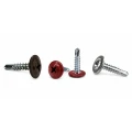 Suruburi autoforante cap plat + saiba
