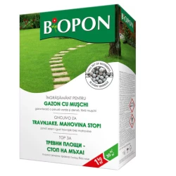 BIOPON ingrasamant gazon cu muschi control 1 kg