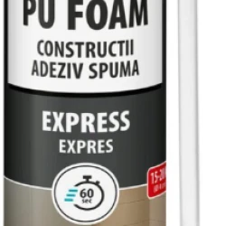 Spuma poliuretanica pentru polistiren BISON 60 secunde