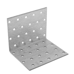 Coltar perforat pentru lemn zincat 80x80x100x2,0 mm KM10-4110 Domax