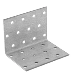 Coltar perforat pentru lemn zincat 60x60x80x2,0 mm KM5-4105 Domax