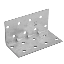 Coltar perforat ranforsat pentru lemn zincat 40x40x80x1,5 mm KMP3-4133 Domax