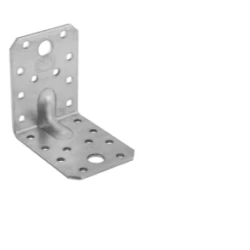 Coltar perforat ranforsat pentru lemn zincat 70x70x55x2,5 mm KP4-4024 Domax