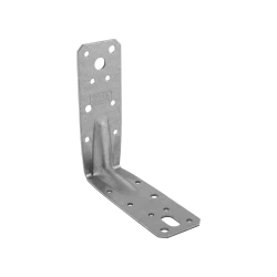 Coltar perforat ranforsat pentru lemn zincat 128,5x128,5x45x2,5 mm KP9-4029 Domax