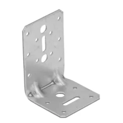 Coltar perforat ranforsat pentru lemn zincat 95x65x65x2,5 mm KPK21-40421 Domax