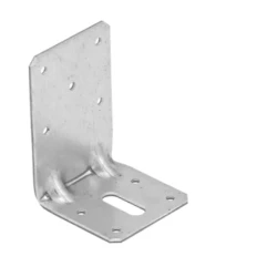 Coltar perforat ranforsat pentru lemn zincat 95x65x65x2,5 mm KPK33-40433 Domax