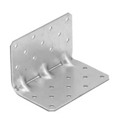 Coltar perforat ranforsat pentru lemn zincat 65x65x100x2,5 mm KPK4-4044 Domax