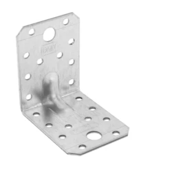 Coltar perforat ranforsat pentru lemn zincat 70x70x55x2,0 mm KPL4-4054 Domax