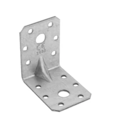 Coltar perforat ranforsat pentru lemn zincat 60x60x45x2,0 mm KPL6-4056 Domax
