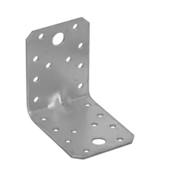 Coltar perforat ranforsat pentru lemn zincat 70x70x55x1,5 mm KPS4-40242 Domax
