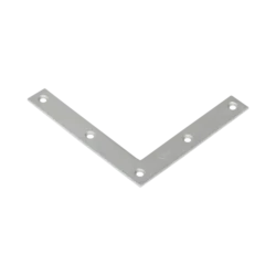 Coltar plat pentru constructii din lemn zincat 100x100x15x2,0 mm NA100-448771 Domax