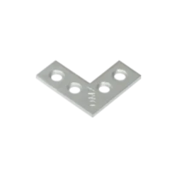 Coltar plat pentru constructii din lemn zincat 25x25x10x1,5 mm NA25-4487114 Domax