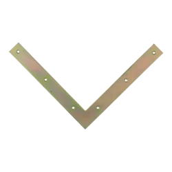 Coltar plat pentru constructii din lemn zincat 250x250x30x3,0 mm NA3-4653 Domax
