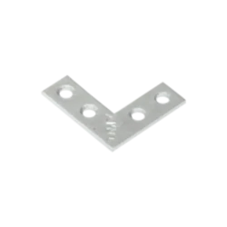 Coltar plat pentru constructii din lemn zincat 30x30x10x1,5 mm NA30-4487214 Domax