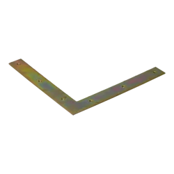 Coltar plat pentru constructii din lemn zincat 300x300x40x4,0 mm NA4-4654 Domax