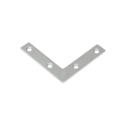 Coltar plat pentru constructii din lemn zincat 50x50x10x2,0 mm NA50-448741 Domax