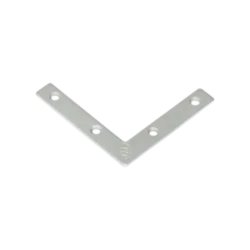 Coltar plat pentru constructii din lemn zincat 60x60x10x2,0 mm NA60-448751 Domax