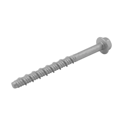 Surub pentru beton, din otel,zincat alb, cu cap hexagonal, M7x80mm