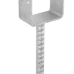 Suport stalp tip U cu tija zincat 91x100x5 mm pentru stalp 90 mm PSL90U-4913 Domax