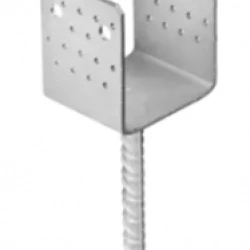 Suport stalp tip U clasic zincat 141x125x120x4,0 mm PSS140-4813 Domax