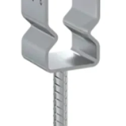 Suport stalp tip U zincat la cald 61x350x150x4,0 mm PSSZ60-480981 Domax