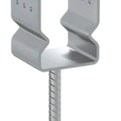 Suport stalp tip U zincat la cald 81x350x150x4,0 mm PSSZ80-480982 Domax